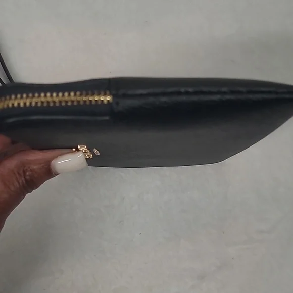 Coach Pebble Black Wristlet - Picture 9 of 12